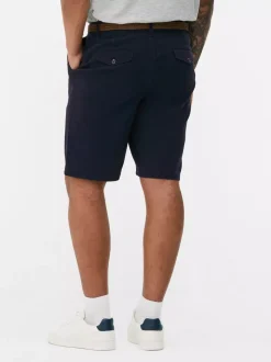 Spodenki chinosy z paskiem