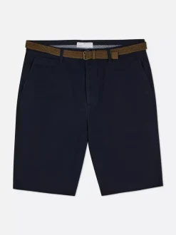 Spodenki chinosy z paskiem