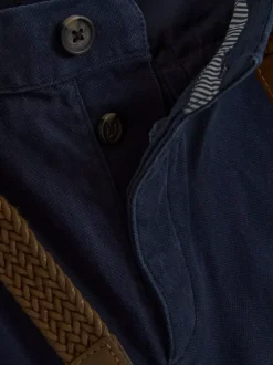 Spodenki chinosy z paskiem