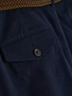 Spodenki chinosy z paskiem