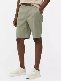 Spodenki chinosy z paskiem