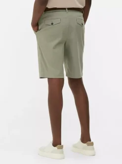 Spodenki chinosy z paskiem