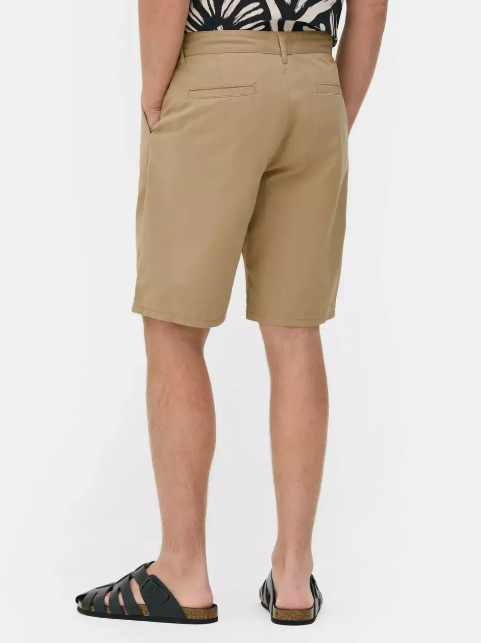 Spodenki chinosy z rozporkiem na guziki