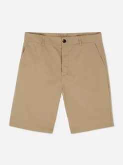 Spodenki chinosy z rozporkiem na guziki