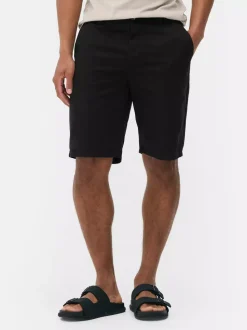 Spodenki chinosy z rozporkiem na guziki