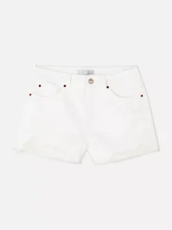 Spodenki jeansowe z przetarciami