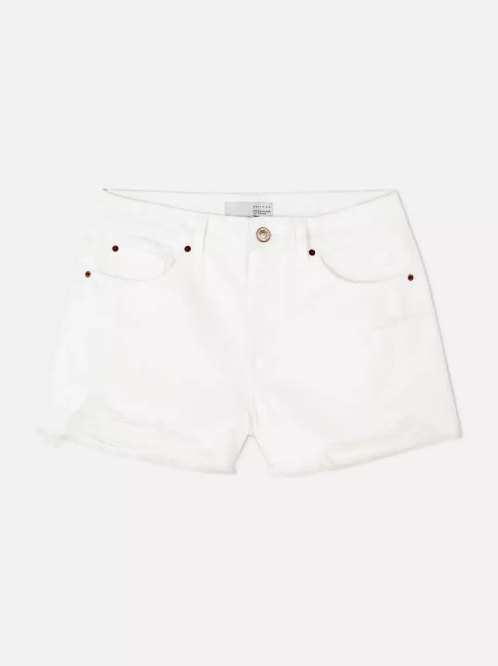 Spodenki jeansowe z przetarciami