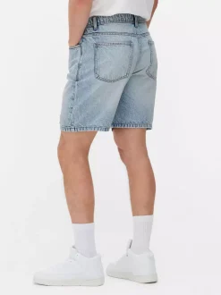 Spodenki jeansowe z przetarciami