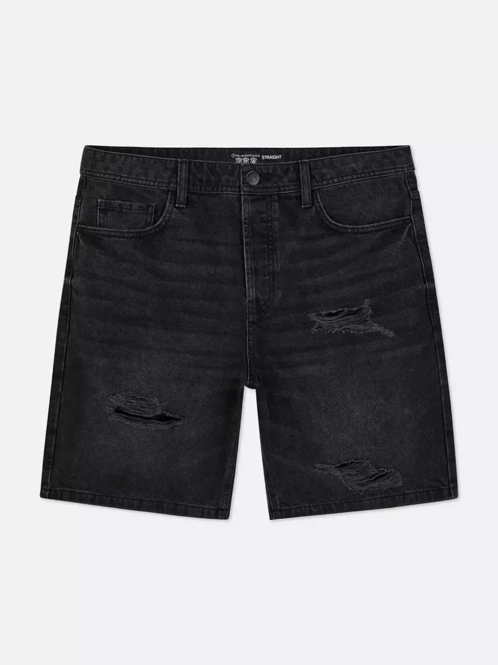 Spodenki jeansowe z przetarciami