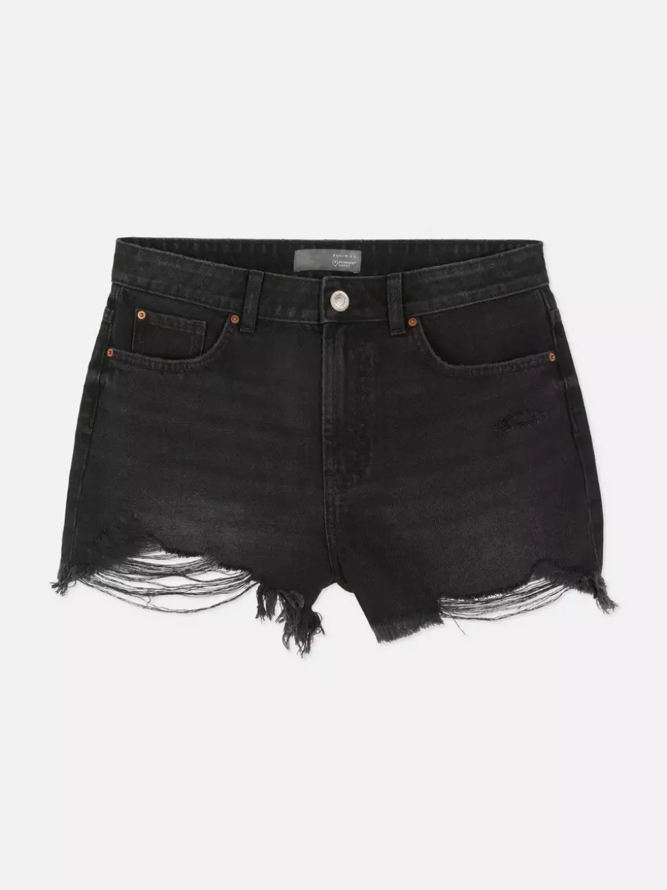 Spodenki jeansowe z przetarciami