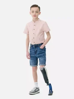 Spodenki jeansowe z wąskimi nogawkami