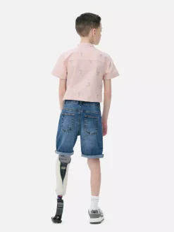 Spodenki jeansowe z wąskimi nogawkami