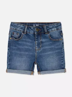 Spodenki jeansowe z wąskimi nogawkami