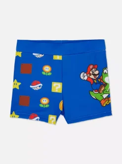 Spodenki kąpielowe z motywem Super Mario