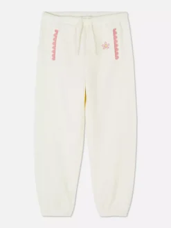 Spodnie dresowe w kwiaty