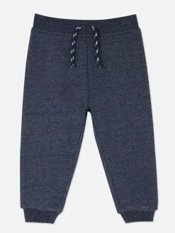 Spodnie dresowe z nadrukiem i ściąganym sznurkiem