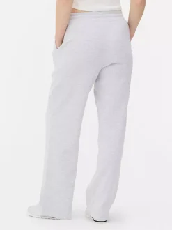 Spodnie dresowe z prostą nogawką o waflowej fakturze