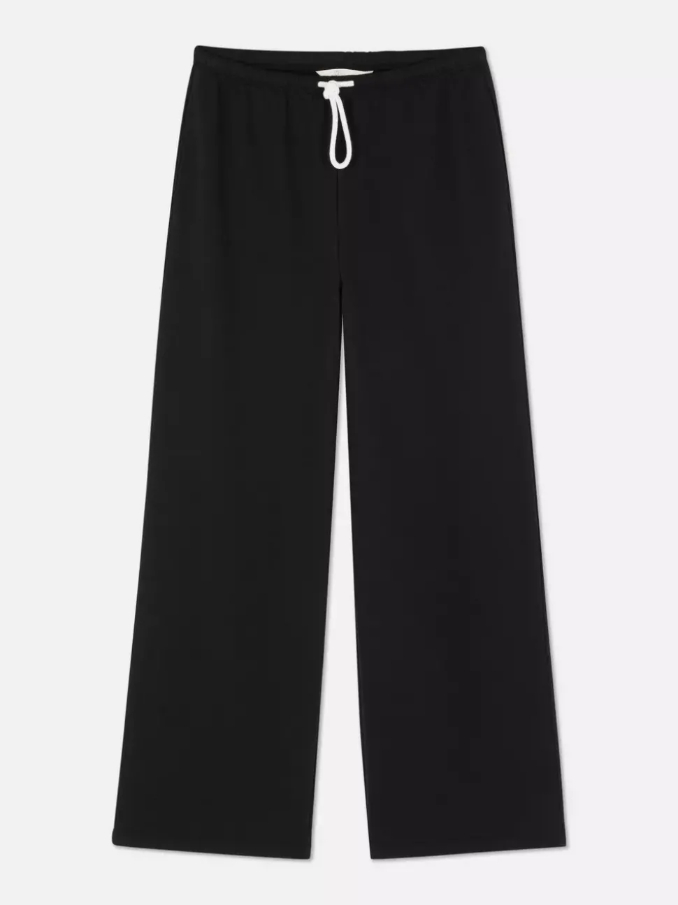 Spodnie dresowe z prostą nogawką i sznurkiem w pasie