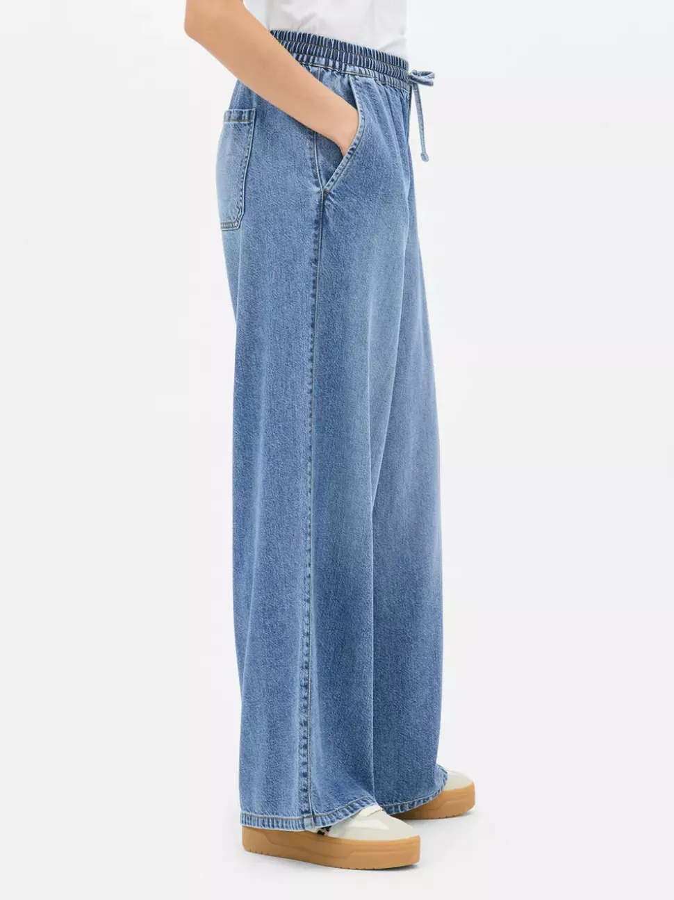 Spodnie dresowe z szeroką nogawką Paula Echevarría