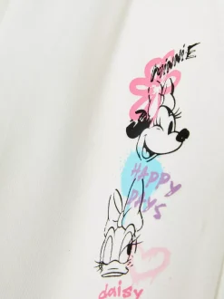 Spodnie dresowe ze ściągaczami i motywem Disneya