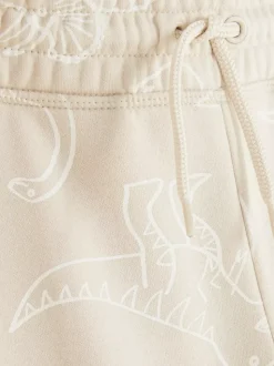 Spodnie dresowe ze szkicowanym nadrukiem