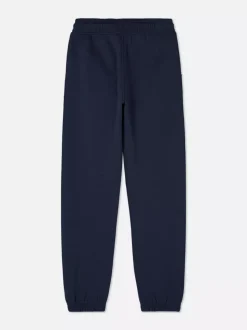 Spodnie dresowe ze sznurkiem w pasie i ściąganymi nogawkami