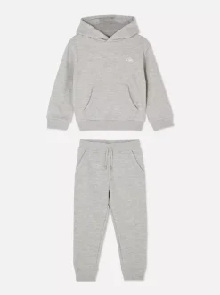 Spodnie dresowe ze sznurkiem i bluza z kapturem