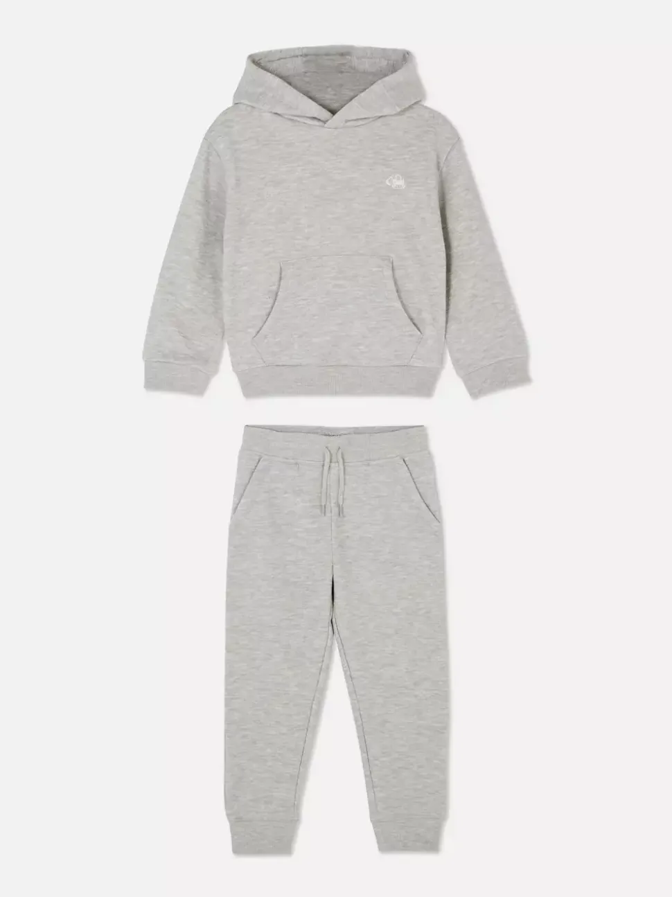 Spodnie dresowe ze sznurkiem i bluza z kapturem