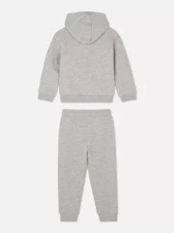 Spodnie dresowe ze sznurkiem i bluza z kapturem