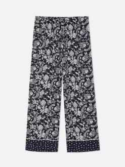 Spodnie od piżamy w kwiaty