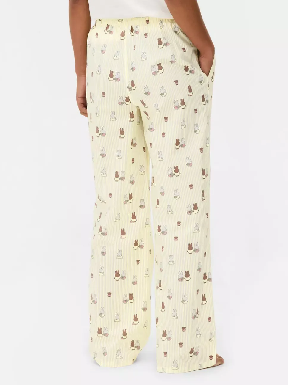 Spodnie od piżamy z szeroką nogawką i motywem Miffy