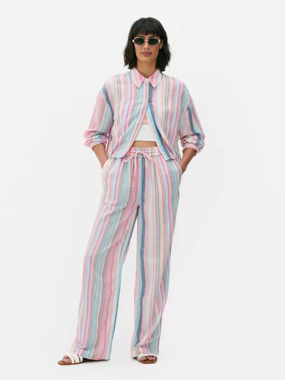 Spodnie w paski, część zestawu