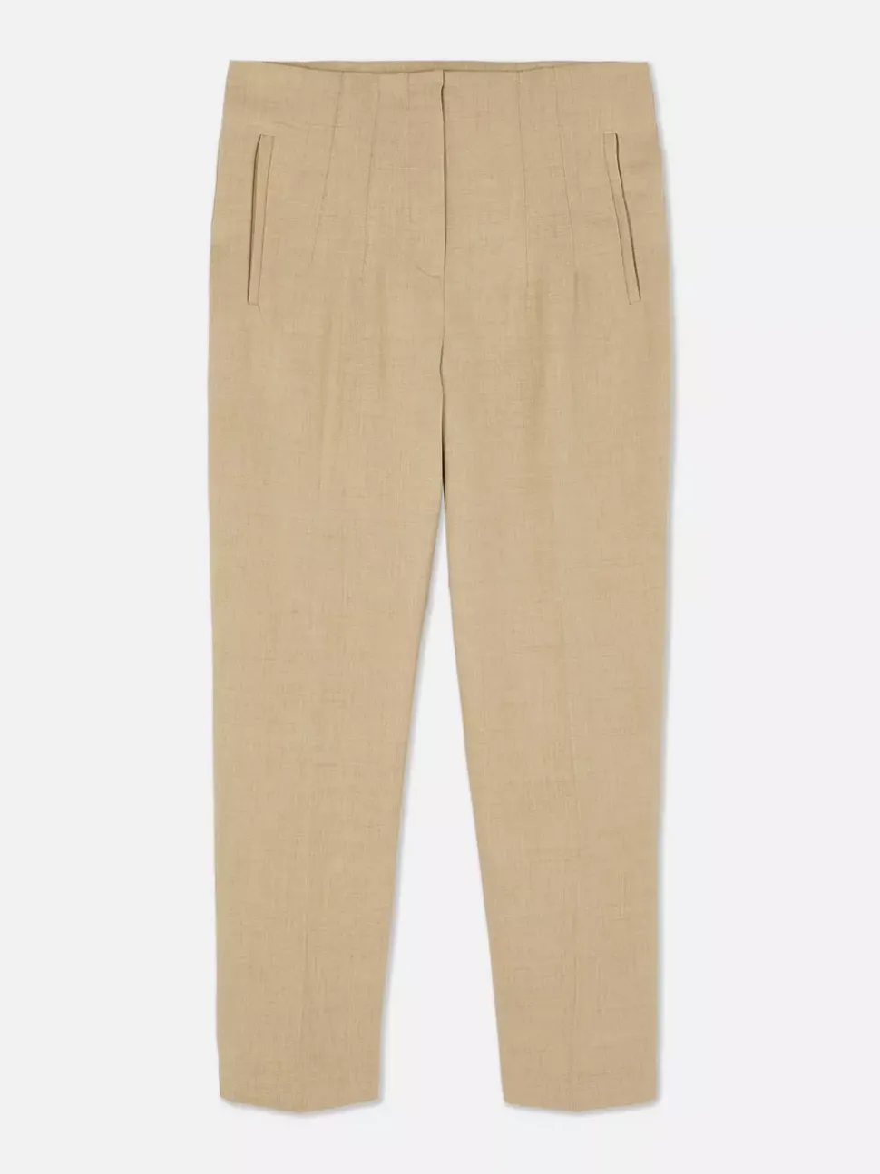 Spodnie w prążki z wysokim stanem i motywem Sticha