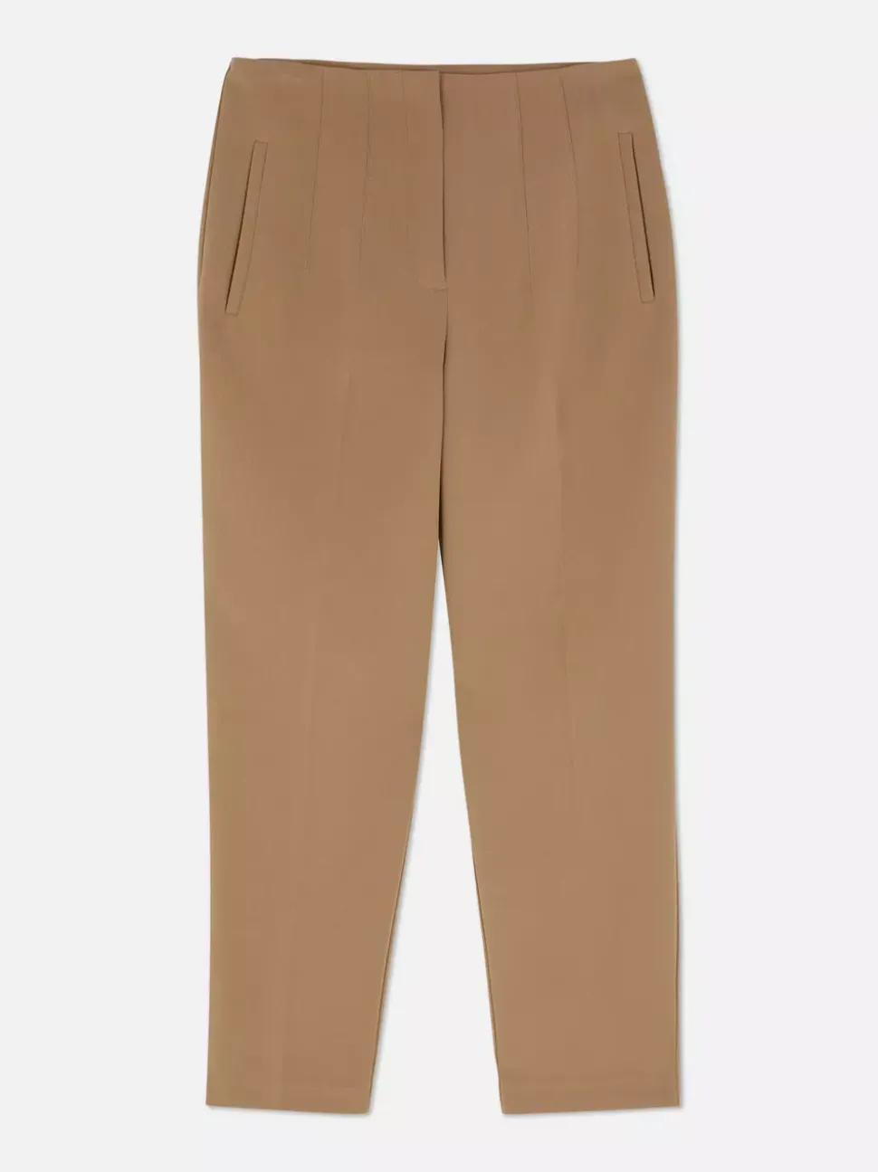 Spodnie w prążki z wysokim stanem i motywem Sticha