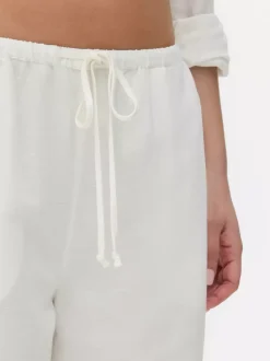 Spodnie z wiązaniem w talii