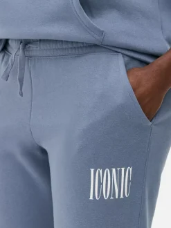 Sportowe spodnie dresowe ściągane sznurkiem