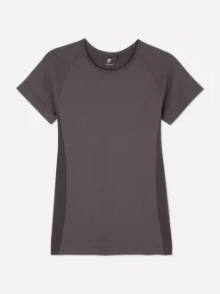 Sportowy top z krótkim rękawem bez szwów