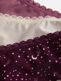 Stringi z muszelkowym wykończeniem, 3 szt.