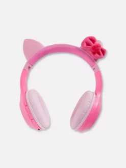 Słuchawki z uszami i kokardą Hello Kitty