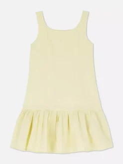 Sukienka bez rękawów z niskim stanem