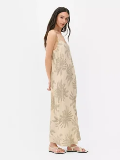 Sukienka na ramiączkach maxi Paula Echevarría