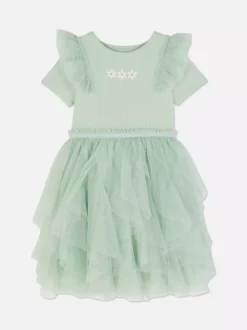 Sukienka tutu w kwiaty