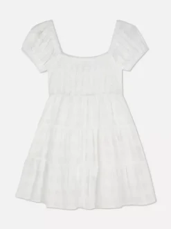 Sukienka warstwowa z marszczeniami