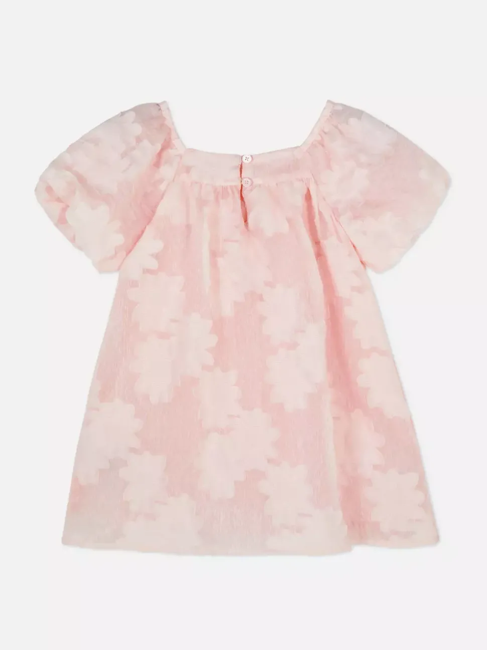 Sukienka z bufiastymi rękawami w kwiaty