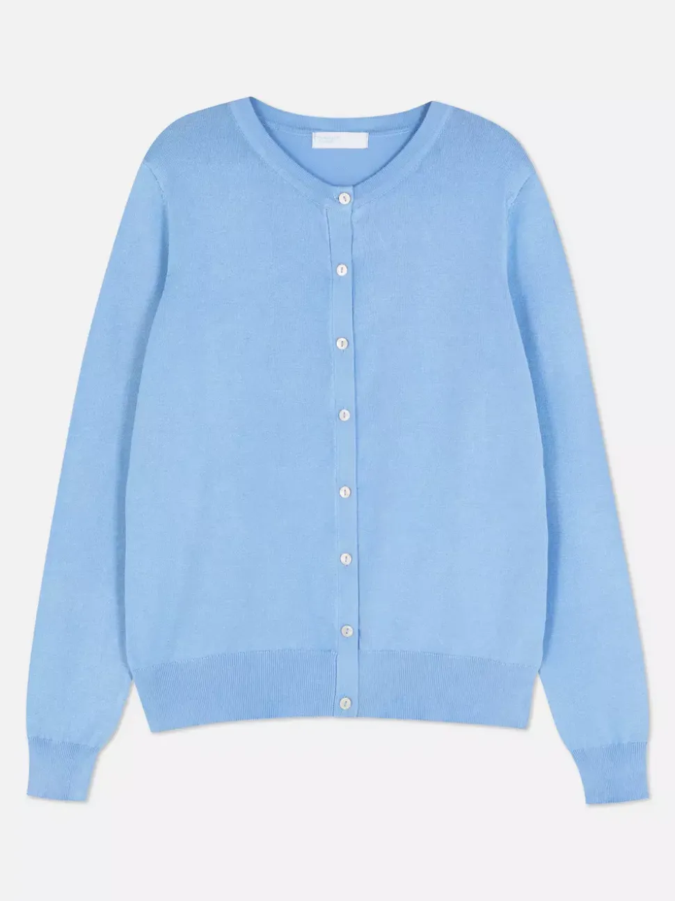 Sweter rozpinany z okrągłym dekoltem