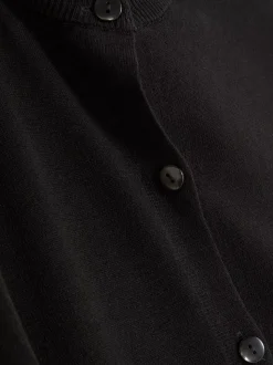 Sweter rozpinany z okrągłym dekoltem