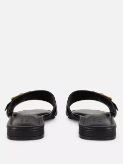 Szerokie sandały z klamrą bez pięty Paula Echevarría