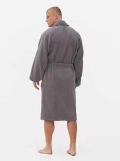 Szlafrok do spa z bawełnianej tkaniny frotte