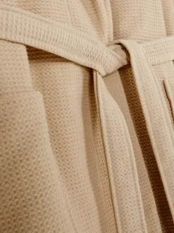 Szlafrok o waflowej fakturze