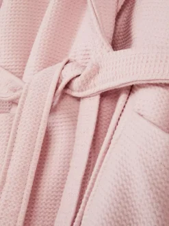 Szlafrok o waflowej fakturze